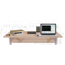 2-ch oscilloscope with FFT, data logger, XY view,  sine wave generator