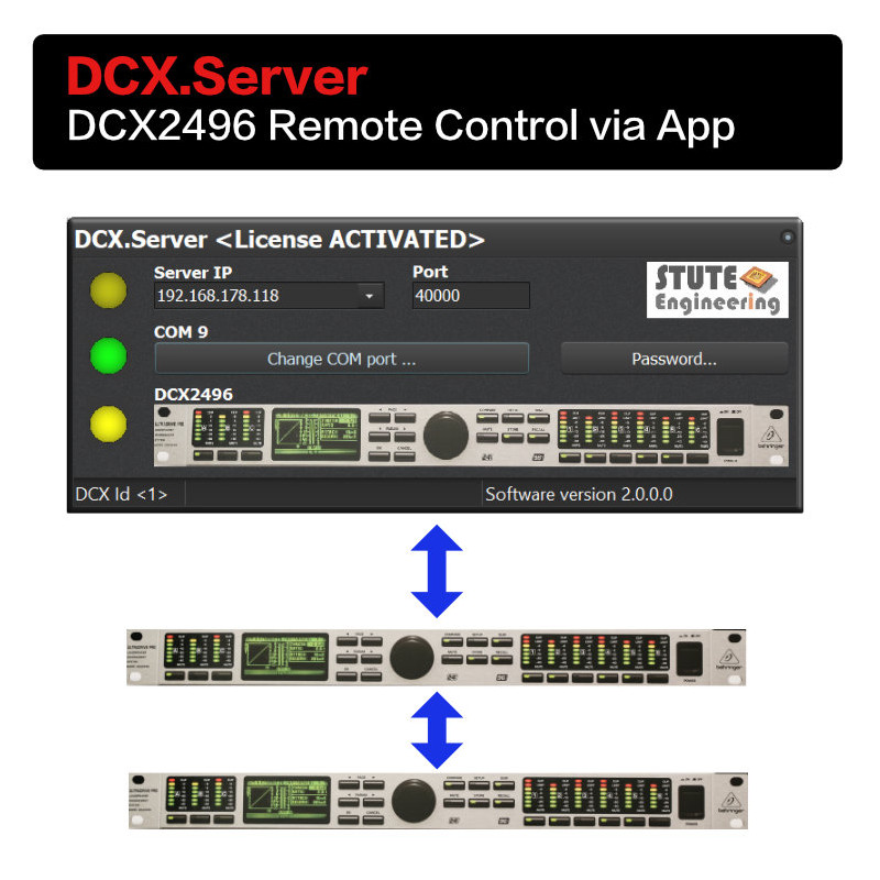 DCX.Server (Win) - DCX2496 per App und WLAN steuern