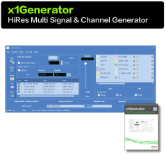 x1Generator - HiRes Multi Ton & Multi Kanal Signal Generator